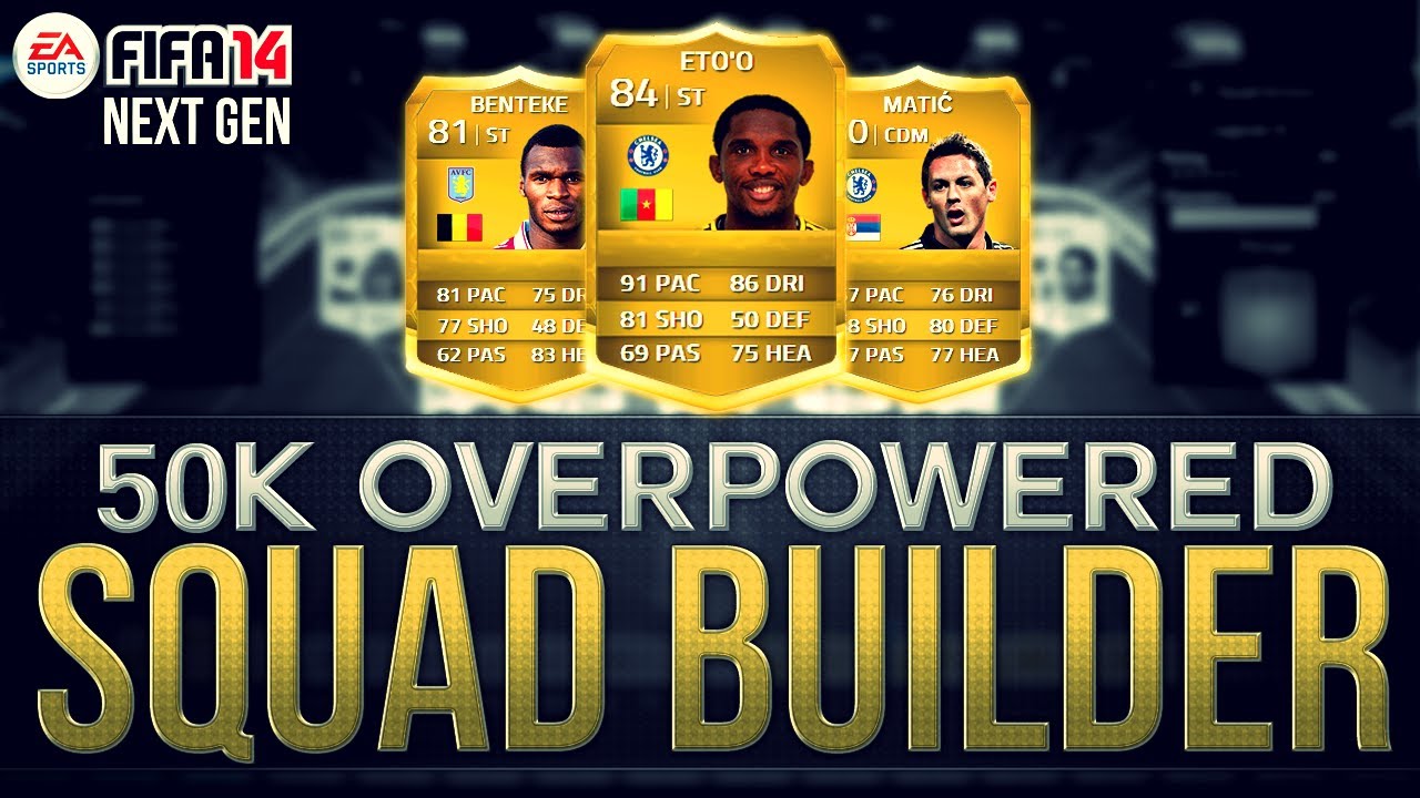 50K OVERPOWERED SQUAD w/ 81 Benteke | FIFA 14 Ultimate Team