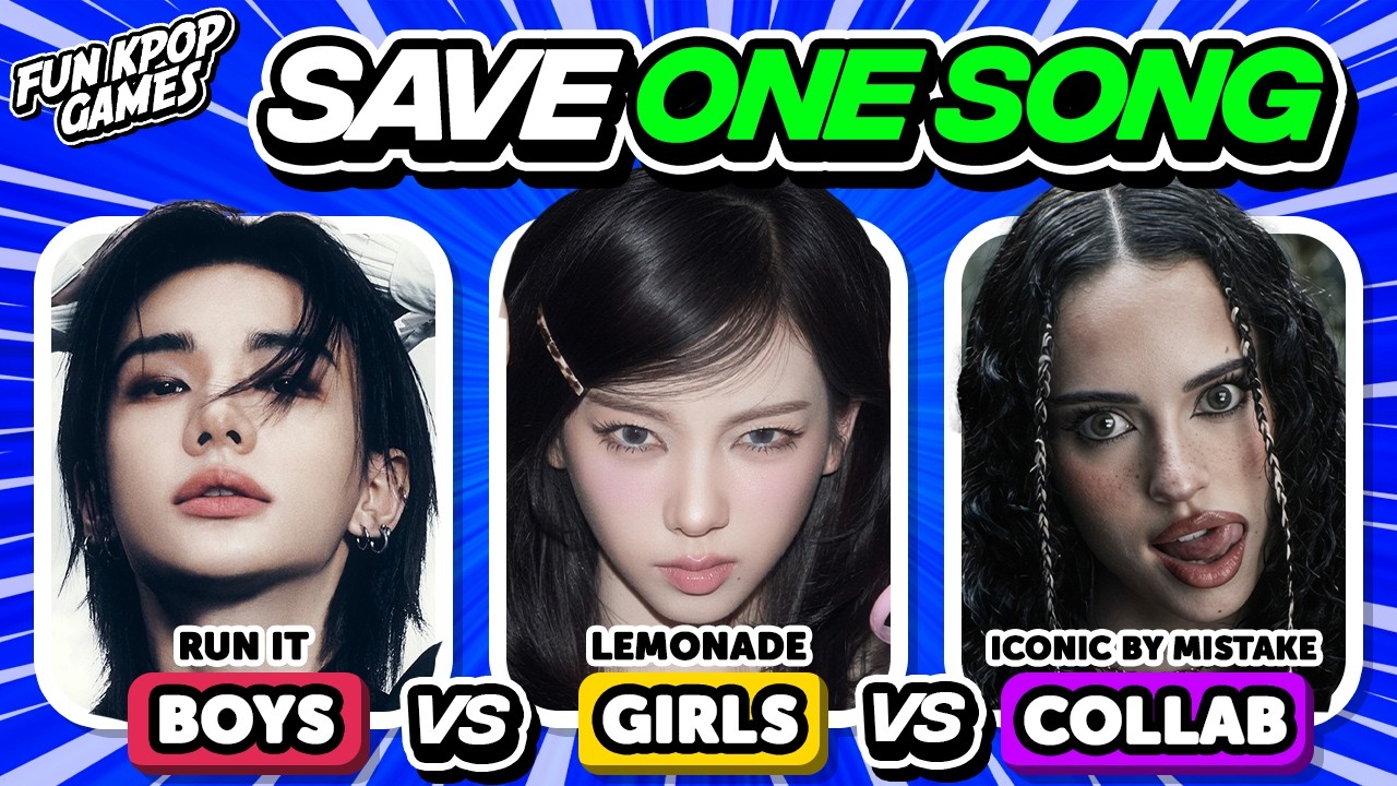 ⭐️ SAVE ONE KPOP SONG BOYS vs GIRLS vs SOLO/COLLAB | KPOP QUIZ - FUN KPOP GAMES 2026