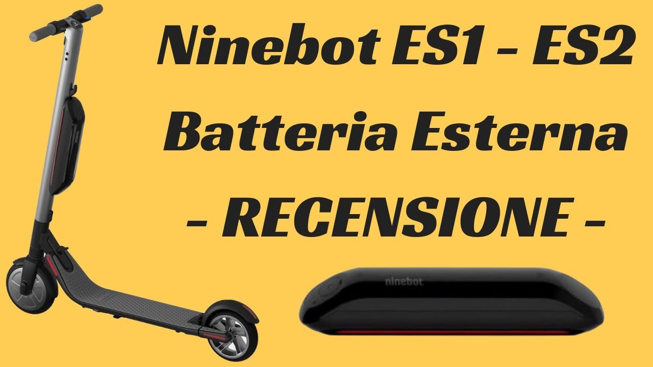Recensione Batteria Esterna per Ninebot ES1 ed ES2 🛴 - (Tutorial montaggio e prova)