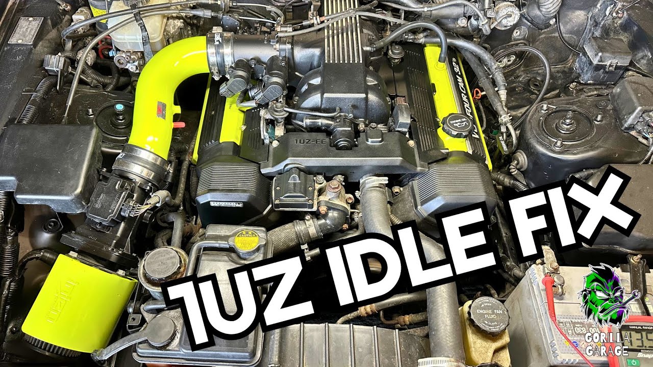 1uz Toyota Soarer lexus SC400 rough idle problem fixed
