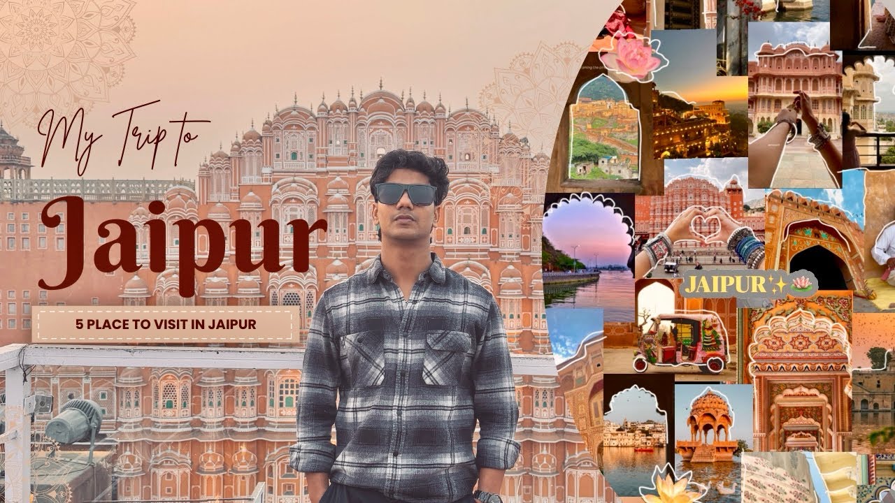Exploring Jaipur in One Day 🇮🇳 | Hawa Mahal, Jal Mahal, Sunset & Local Market | Part- 4 
