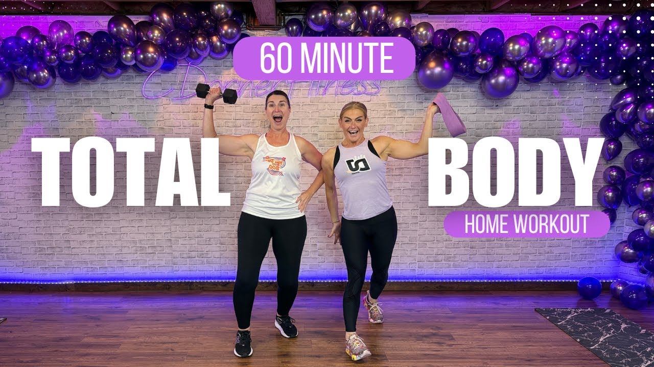 Full Body Sculpt Workout | 60 Min Dumbbells & Bands Training for Strength + Definition