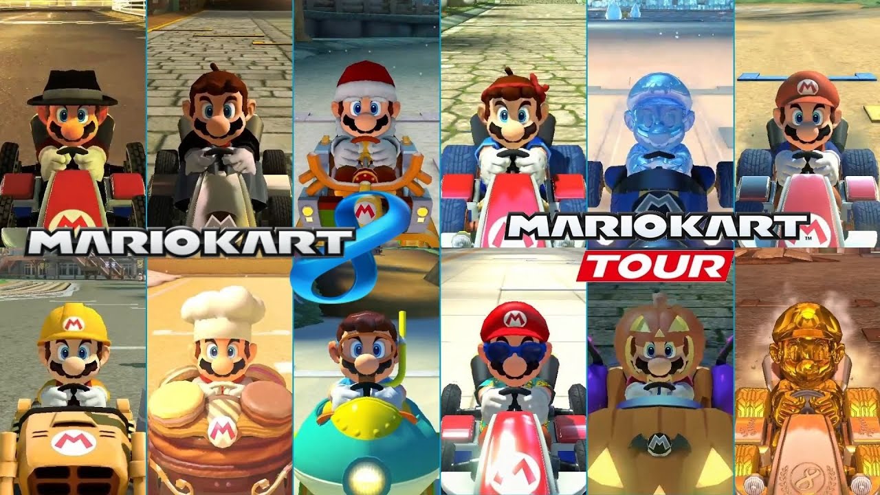 Mario (Mario Kart Tour) In Mario Kart 8
