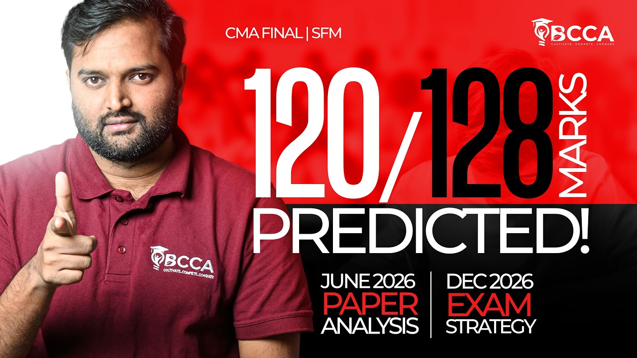 120 из 128 совпали в экзамене CMA Final SFM, Билет 14 😱 | Разбор экзамена за июнь 2026 г. | Страт...