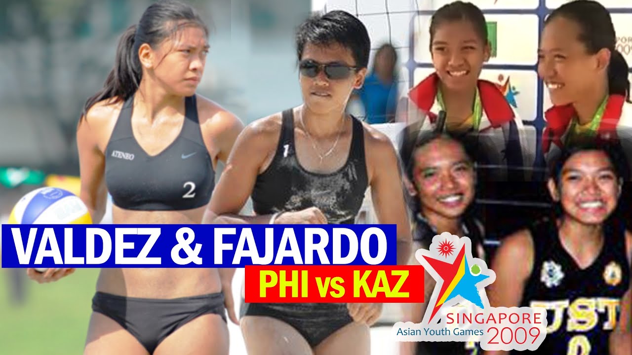 THROWBACK: PHI vs KAZ | Valdez & Fajardo | AYG2009 | Beach Volleyball