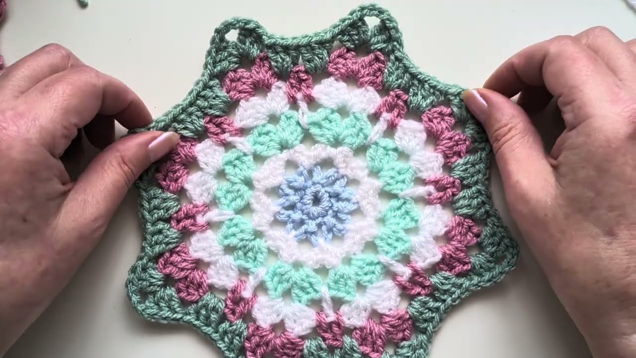 From crochet star coaster to starry blanket