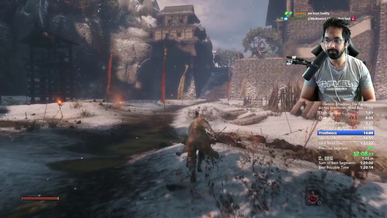 WURREKAD!! - Sekiro - Glitchless All Beads/NG Memories (1:21:47.35) 02/12/2020