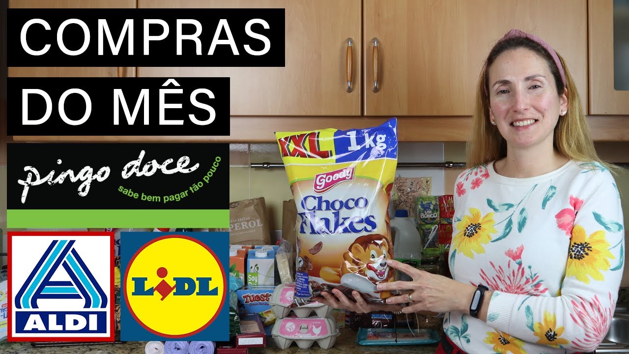 Compras do Mês de Maio - Pingo Doce, Aldi e Lidl