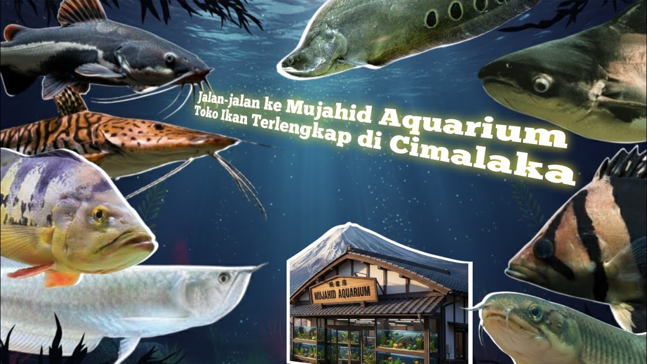 JALAN JALAN KE MUJAHID AQUARIUM TOKO IKAN TERLENGKAP DI CIMALAKA