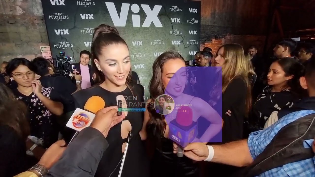 Claudia Salas (Rebeca) de Élite está en México estrena LAS PELOTARIS María de Nati también acude