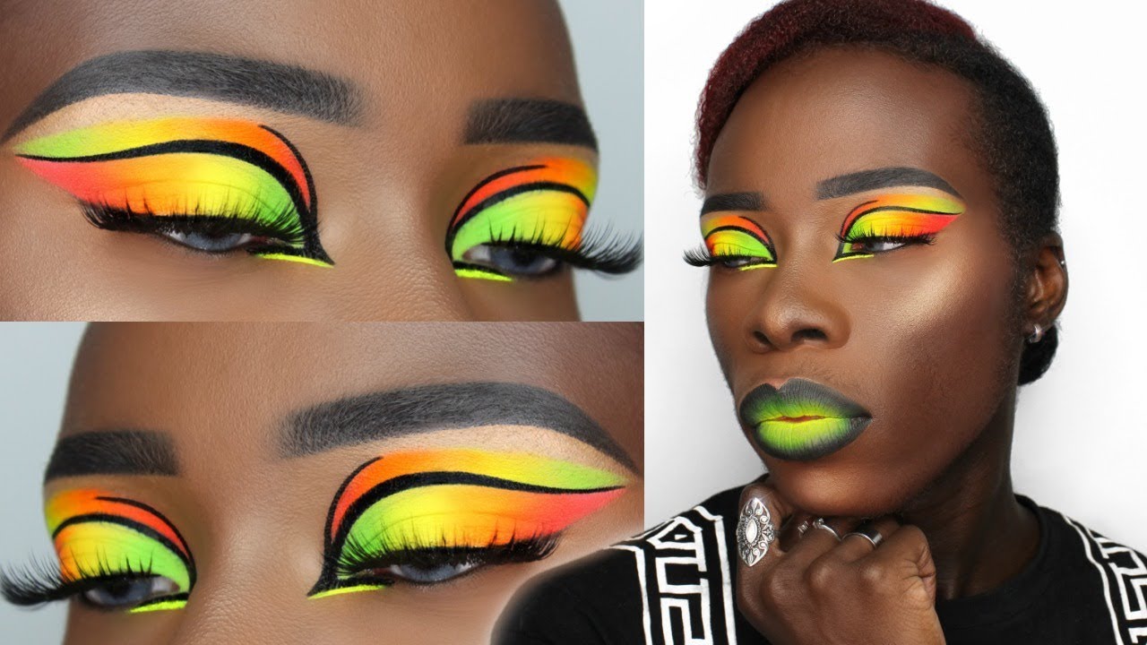 NEON MAKEUP LOOK INSPIRED BY ARM MAKEUP | WAY OF YAW