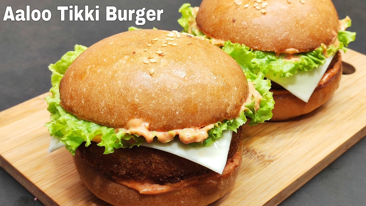 Aaloo Tikki Burger Recipe| Mac-Donalds Style Aaloo Tikki Burger| आलू टिक्की बर्गर बनाए मार्केट जैसे|