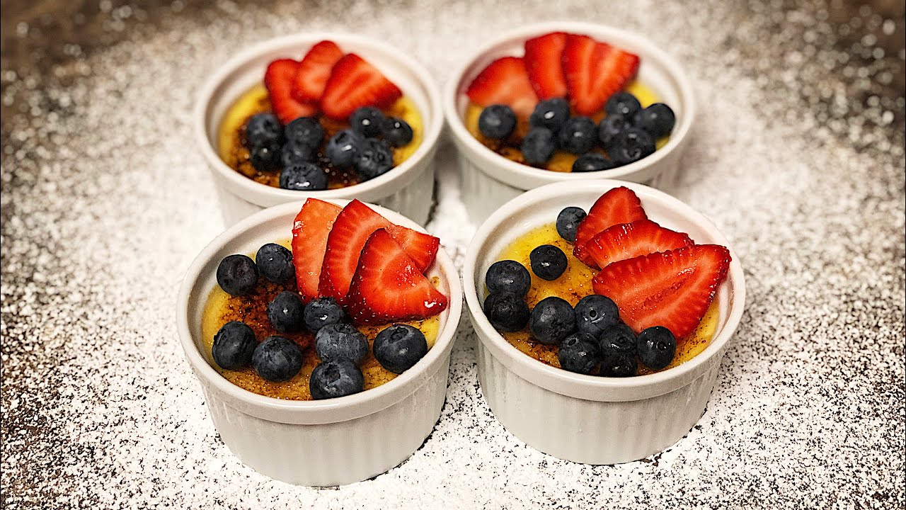 Simple Crème BRÛLÉE Dessert Recipe