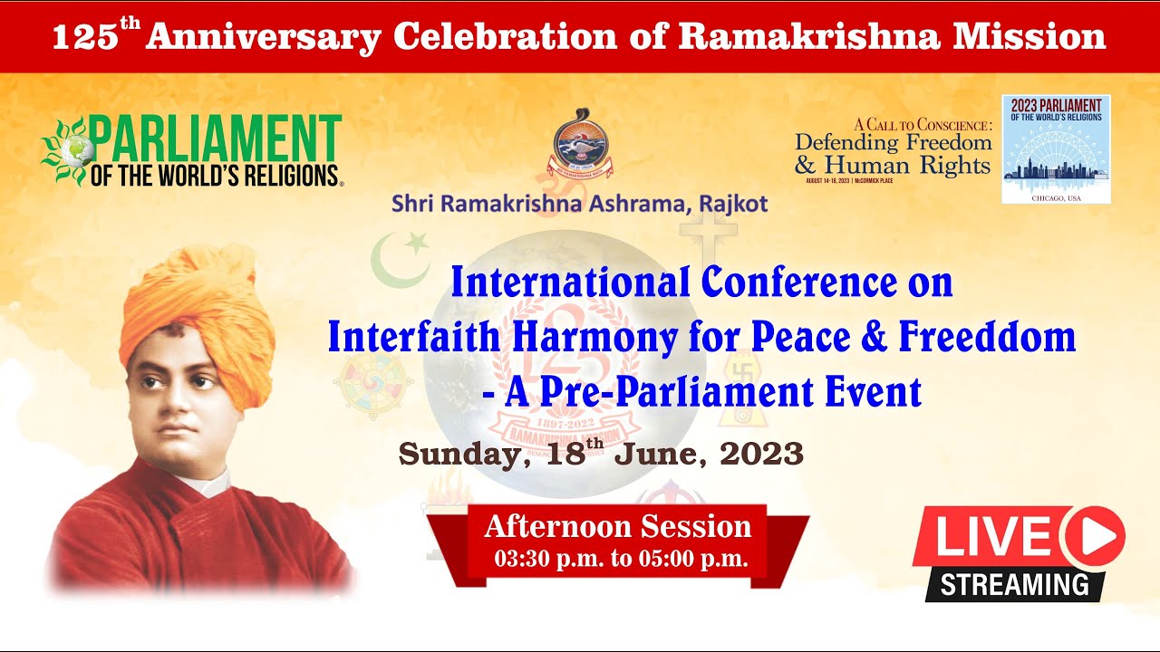 International Conference on Interfaith Harmony for Peace & Freedom : Afternoon Session