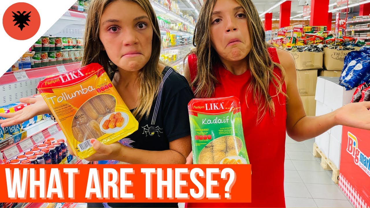 Our family grocery shopping experience in ALBANIA