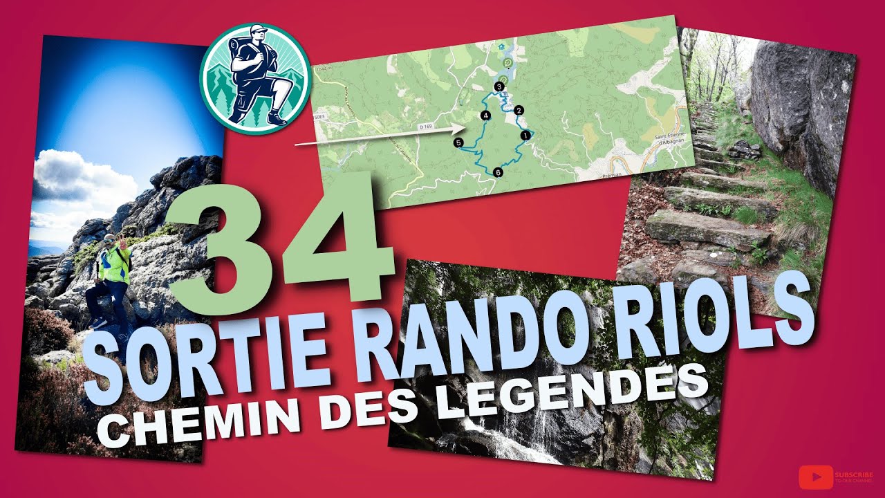 Sortie Rando a Riols / Chemin des l&eacute;gendes et les mille marches.