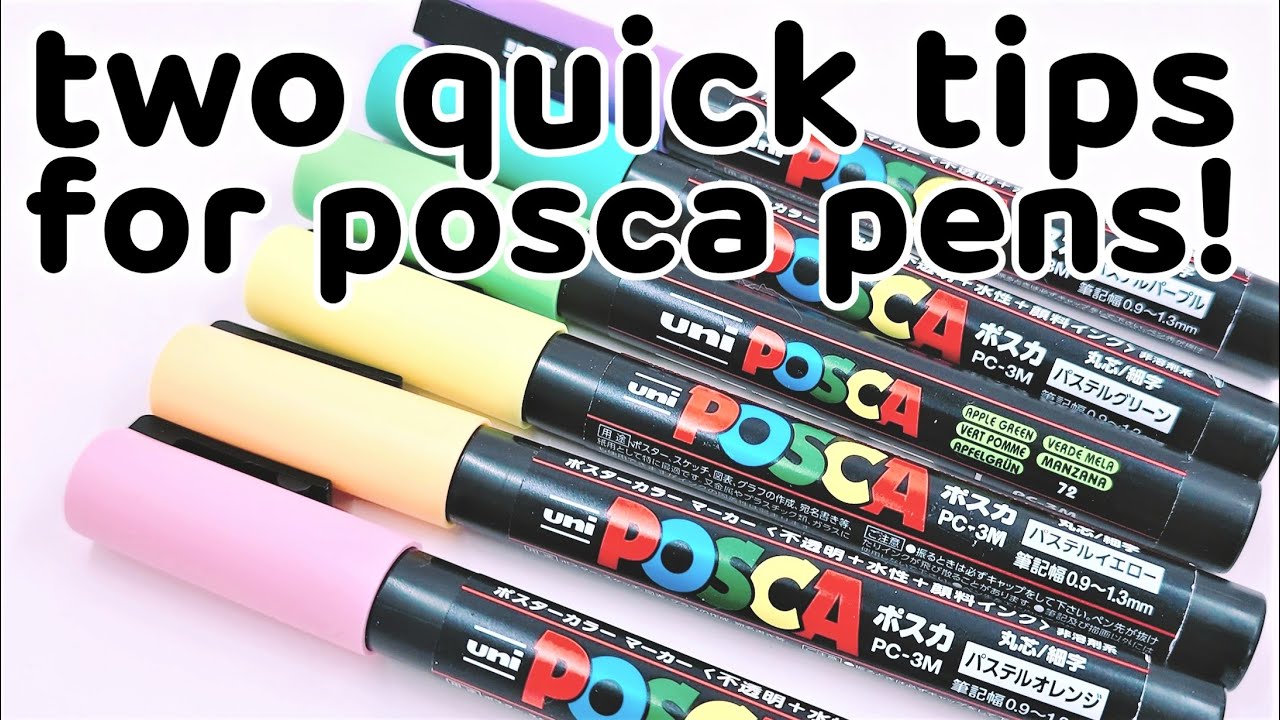 How to Fix a Leaking Posca Paint Pen QUICKLY~