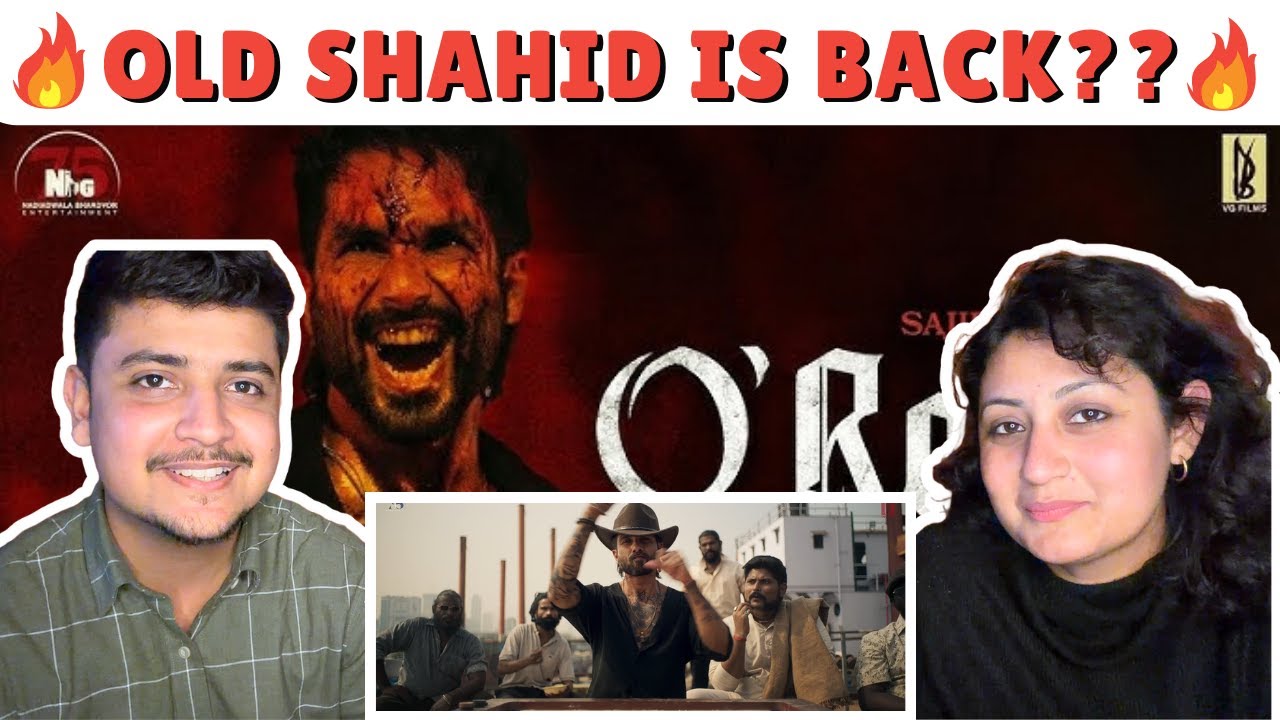 O Romeo Teaser | Shahid Kapoor | Reaction & Review | Azy Reacts