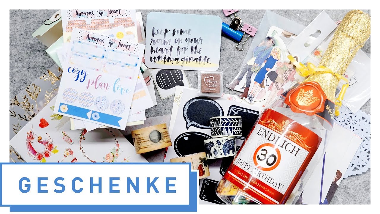 Meine Bastel-Geburtstagsgeschenke