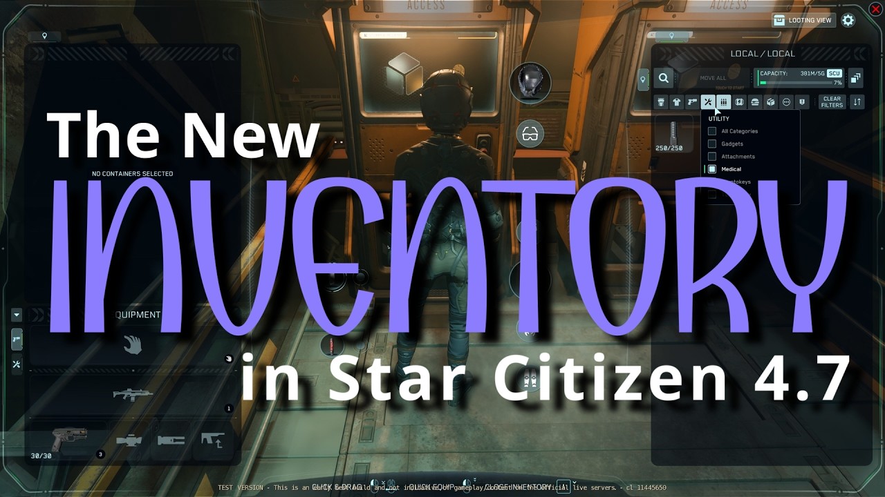 Полное руководство по системе инвентаря в Star Citizen 4.7
