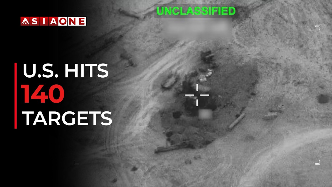 U.S. CENTCOM Says Third Wave of Strikes Hit 140 Military Targets in Iran | Asia One News