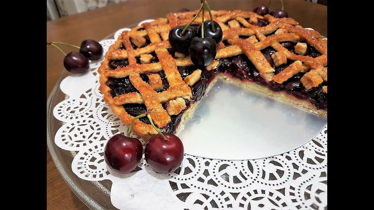 Tarte aux cerises 🍽🍽😋😋  Gourmande😋 et rapide تارت حب الملوك خفيفة و راقية