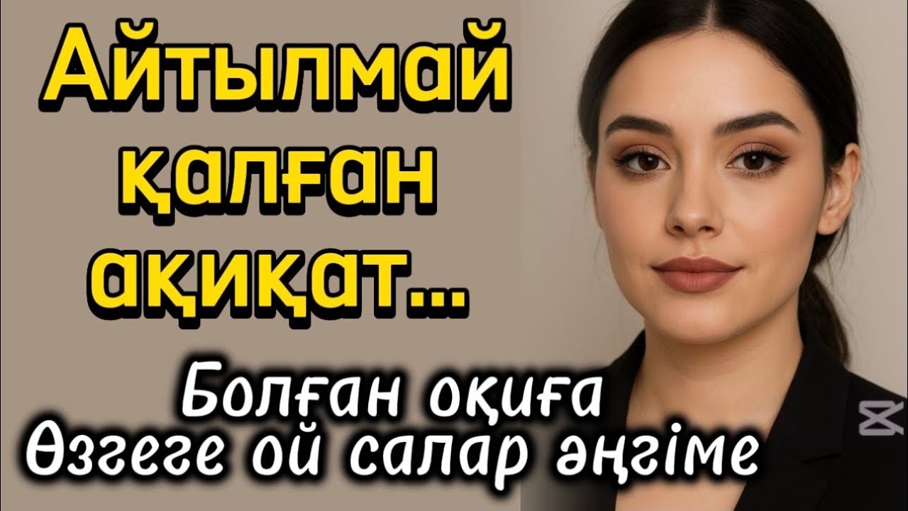 АЙТЫЛМАЙ ҚАЛҒАН АҚИҚАТ. ӘСЕРЛІ ШЫНАЙЫ ОҚИҒА БОЛҒАН ОҚИҒА ЖАҢА ӘҢГІМЕ ТАҒДЫР ТЫЛСЫМ ОТБАСЫ КЕЛІН