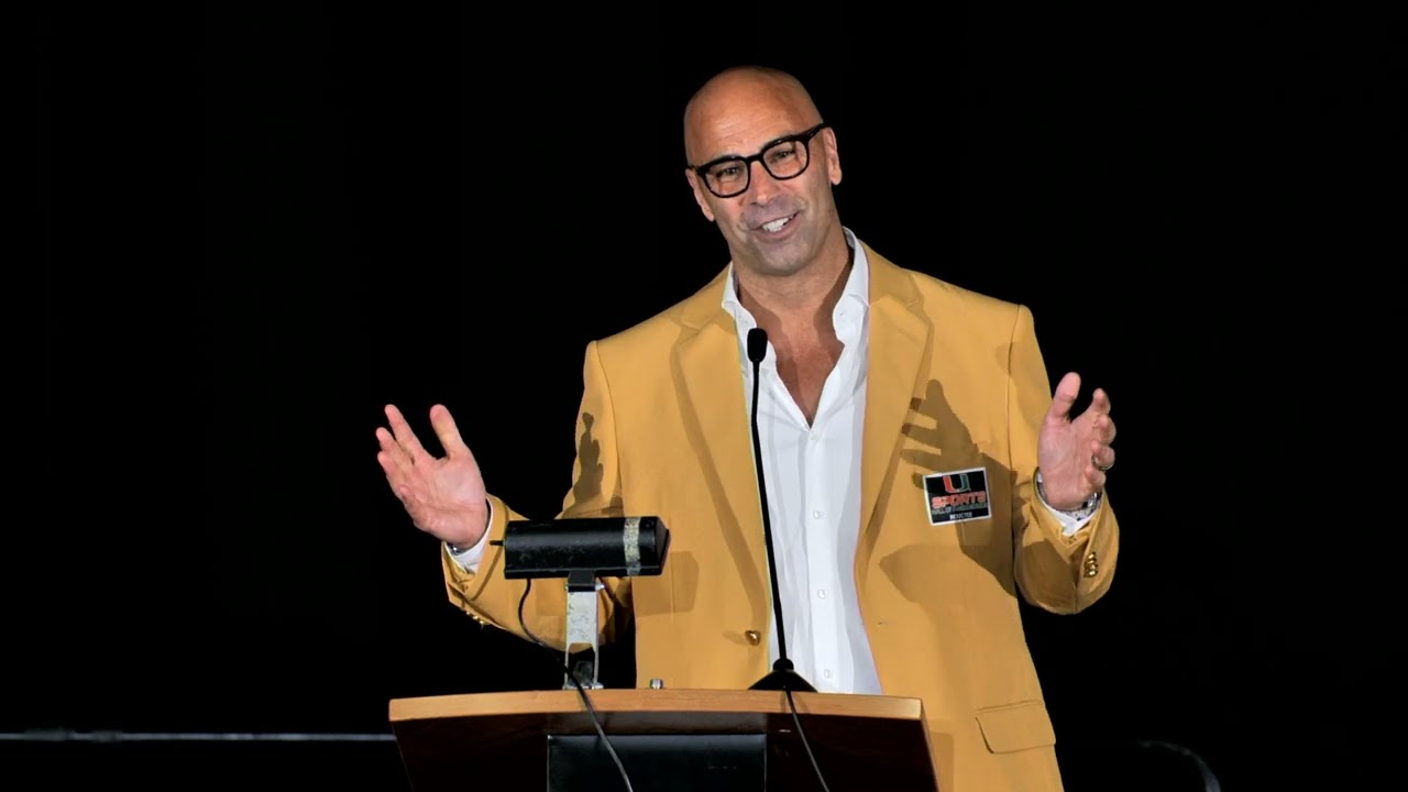 Brian Ramos acceptance speech - University of Miami Sports Hall of Fame and Museum