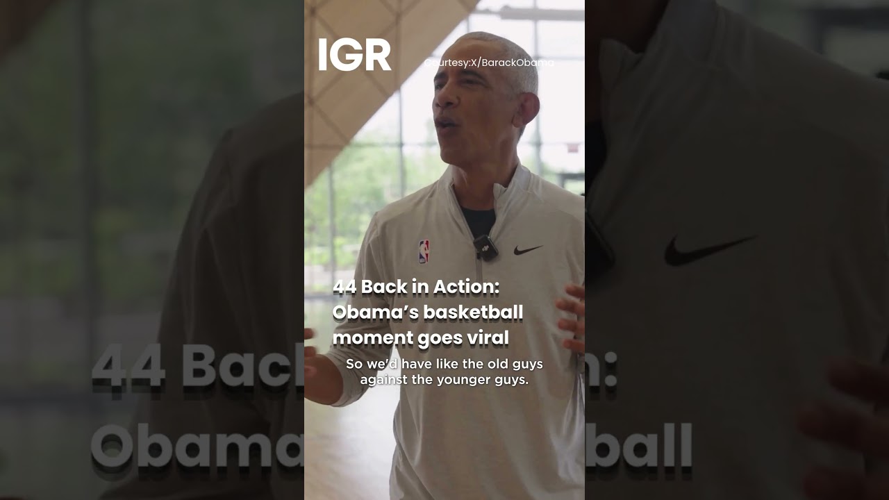 Former US President Obama Returns to the Basketball Court in New Video | IGR | India Global Review
