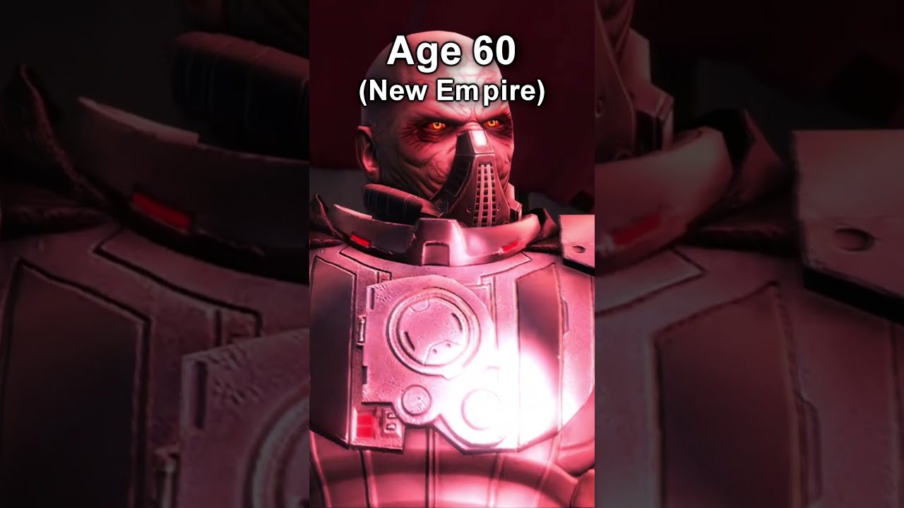 The Evolution of DARTH MALGUS Age 19-75 #starwars #shorts #short