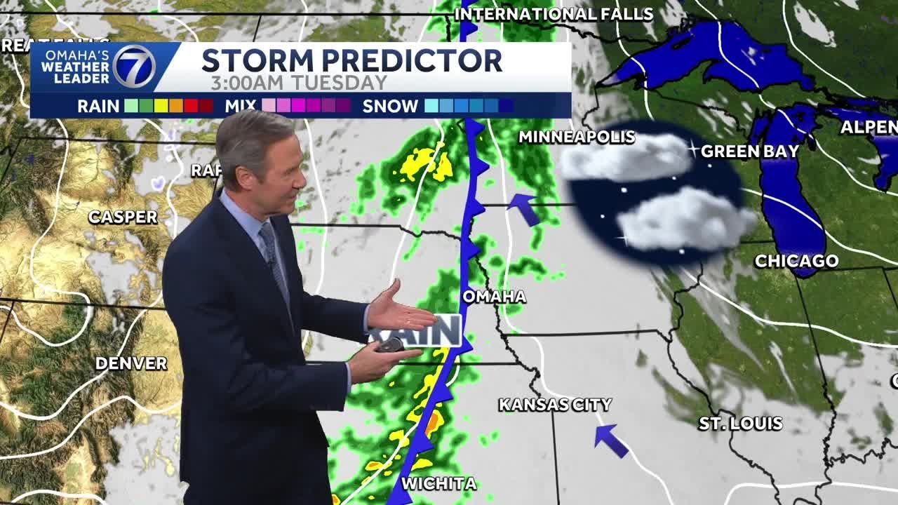 Rain ahead in the Omaha forecast