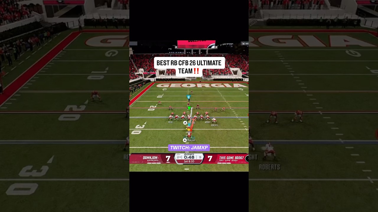 Ott is the best running in cfb 26 ultimate team‼️
