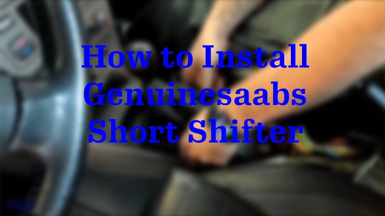 How to remove a shifter base from a Saab 9-3 Viggen