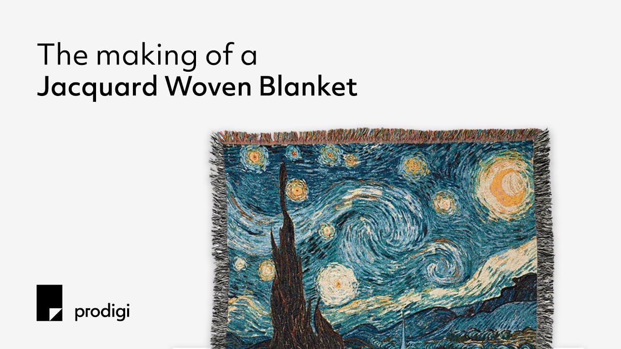 The making of a Jacquard Woven Blanket