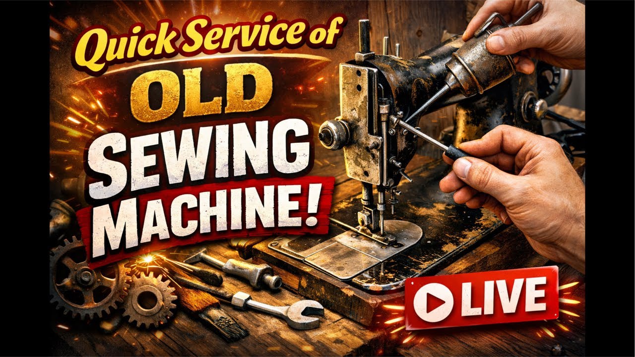 Sewing Machine Service LIVE🛑 HAPPY REPUBLIC DAY🇮🇳#sewingmachine