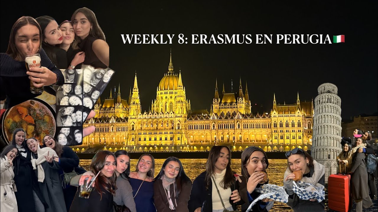 WEEKLY 8: VIAJE A BUDAPEST CON PARADA TERRORÍFICA EN PISA + CUMPLE COVA Y QUE VIVA EL GOULASH🇭🇺✈️🎂🍛