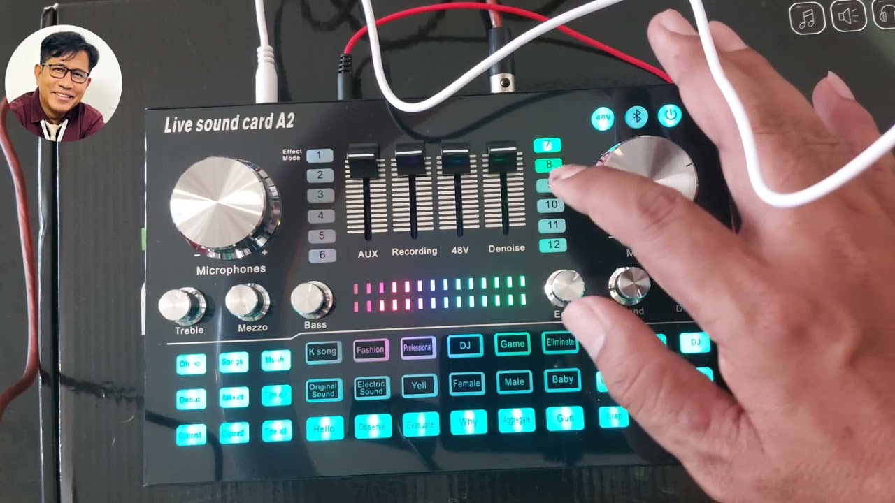 12 Mode effects on Live Sound Card A2, 2023
