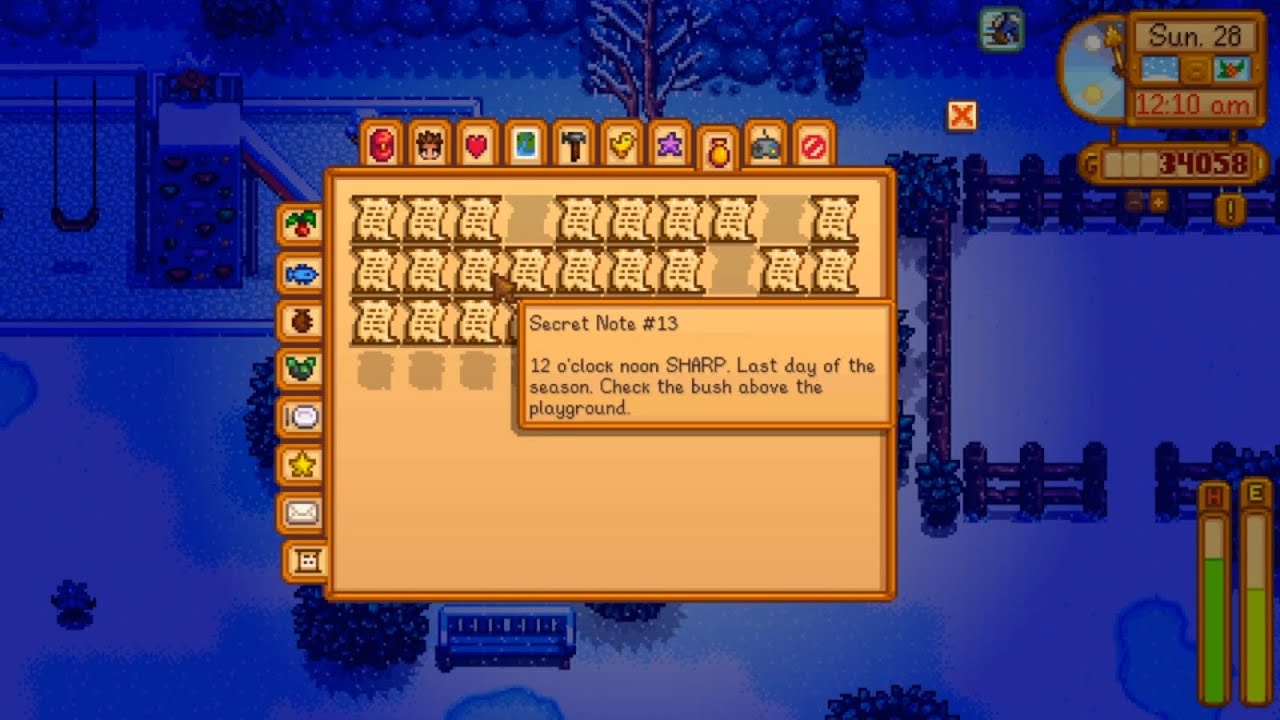 Stardew Valley Winter Y1D28 Gameplay