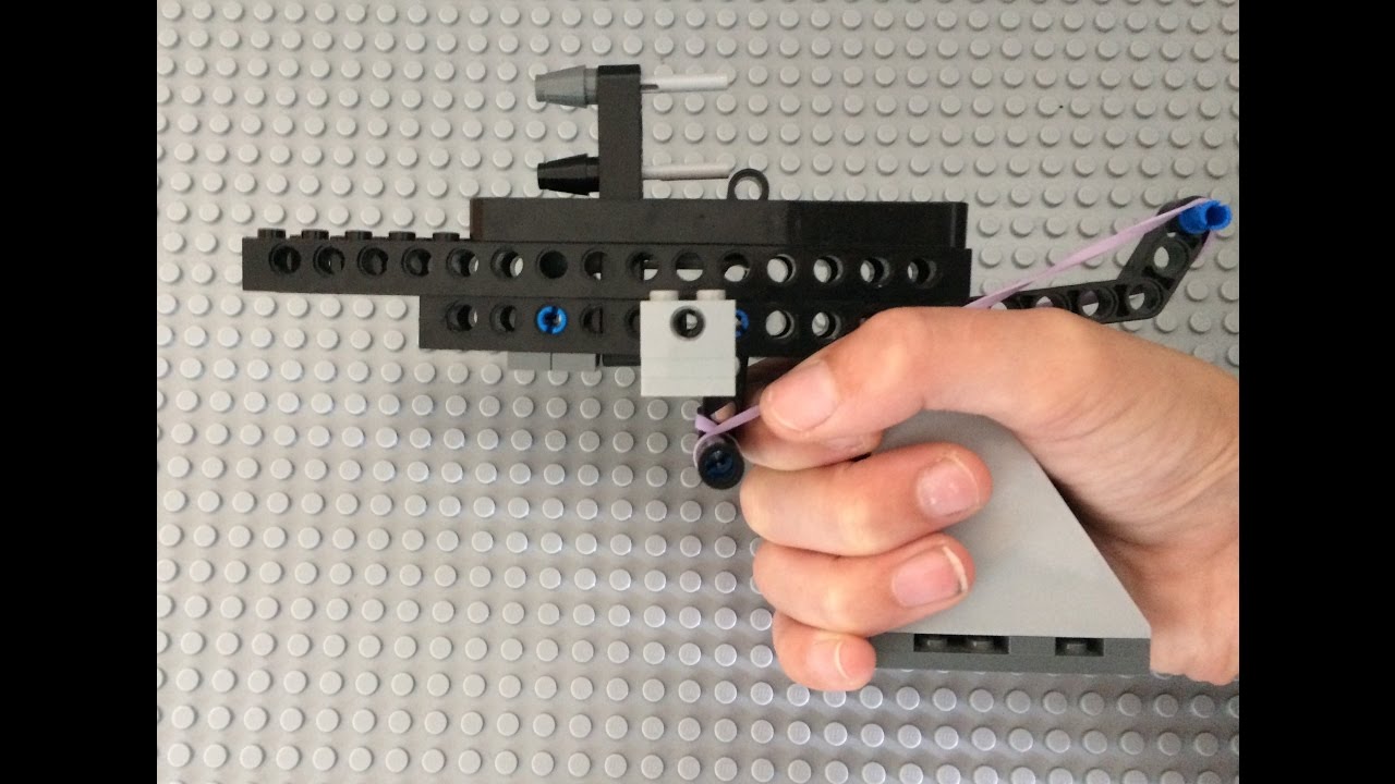 How to make a working Lego semi automatic pistol v2