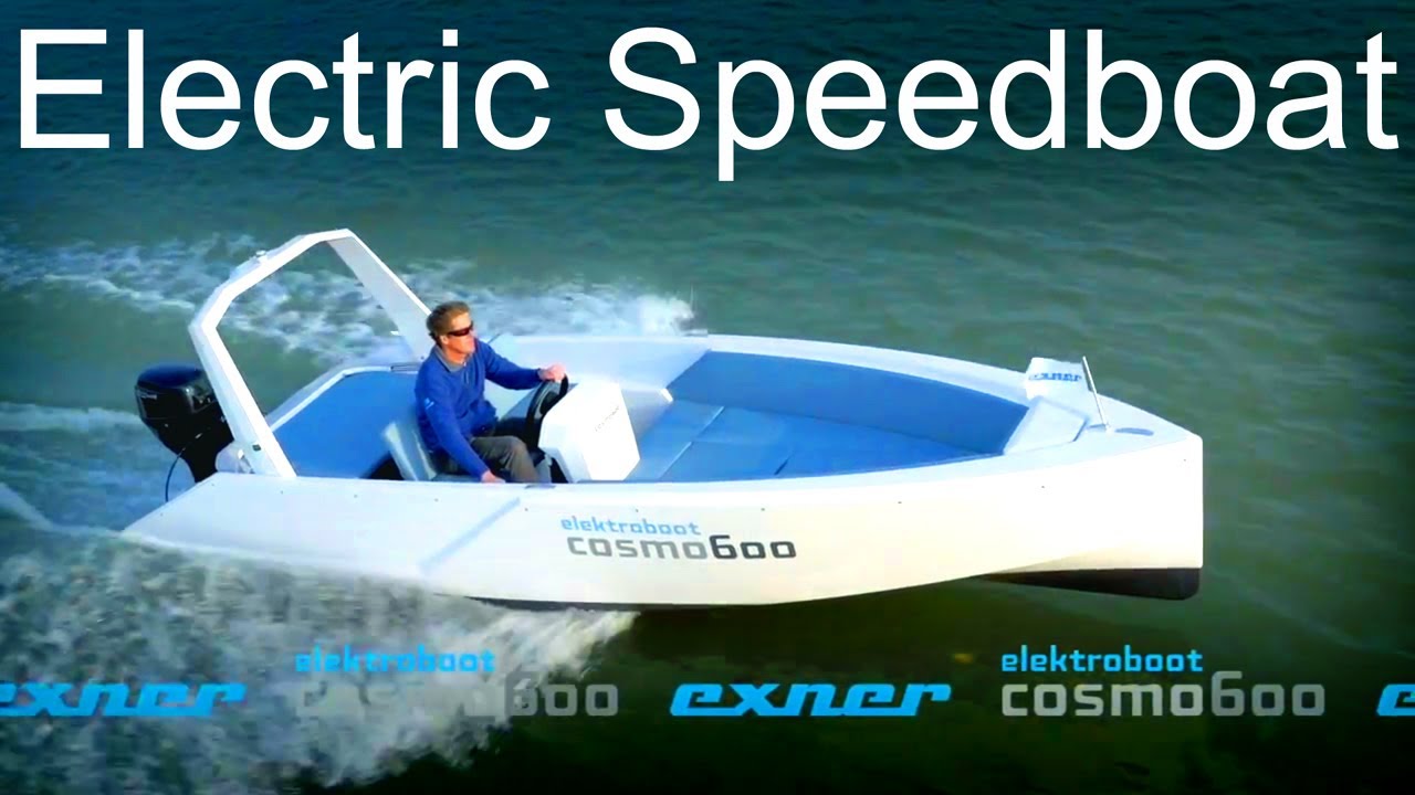 Cosmo 600: Amazing Electric Speedboat with AquaWatt GR 22kW Motor