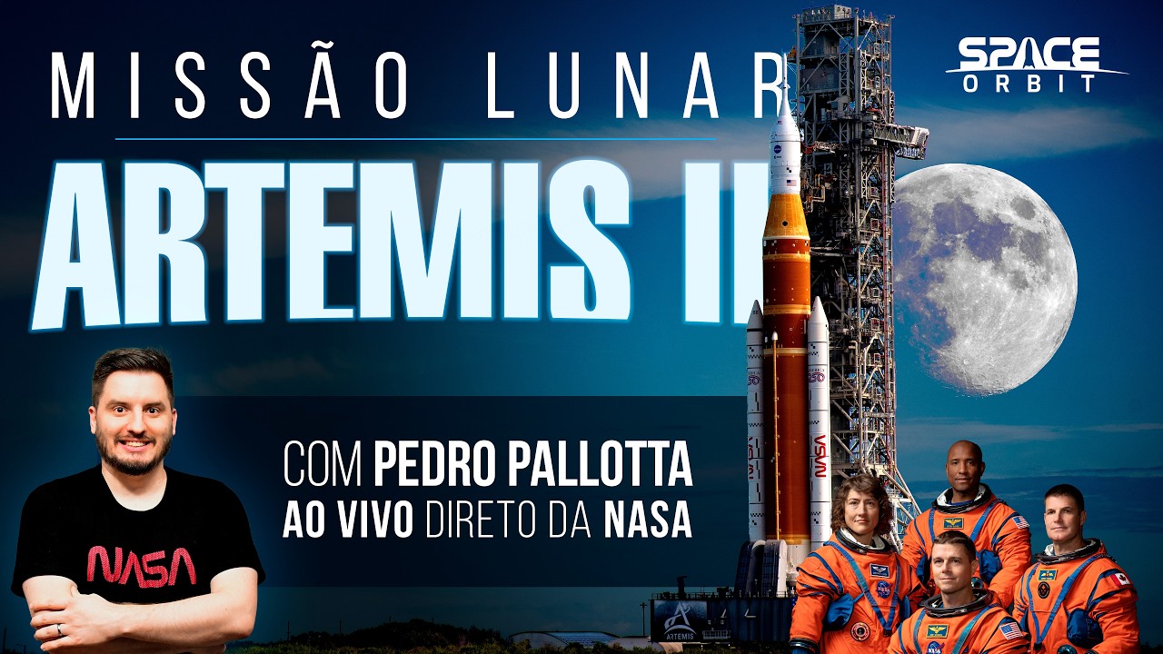 LAN&Ccedil;AMENTO PARA A LUA - FOGUETE SLS DA NASA  - ARTEMIS II