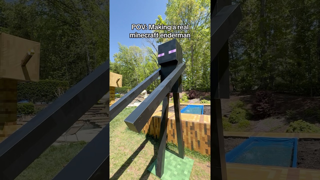 Создание Эндермена из Minecraft