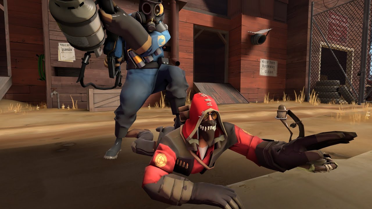 Toxic guy in 2fort gets silenced | Team fortress 2
