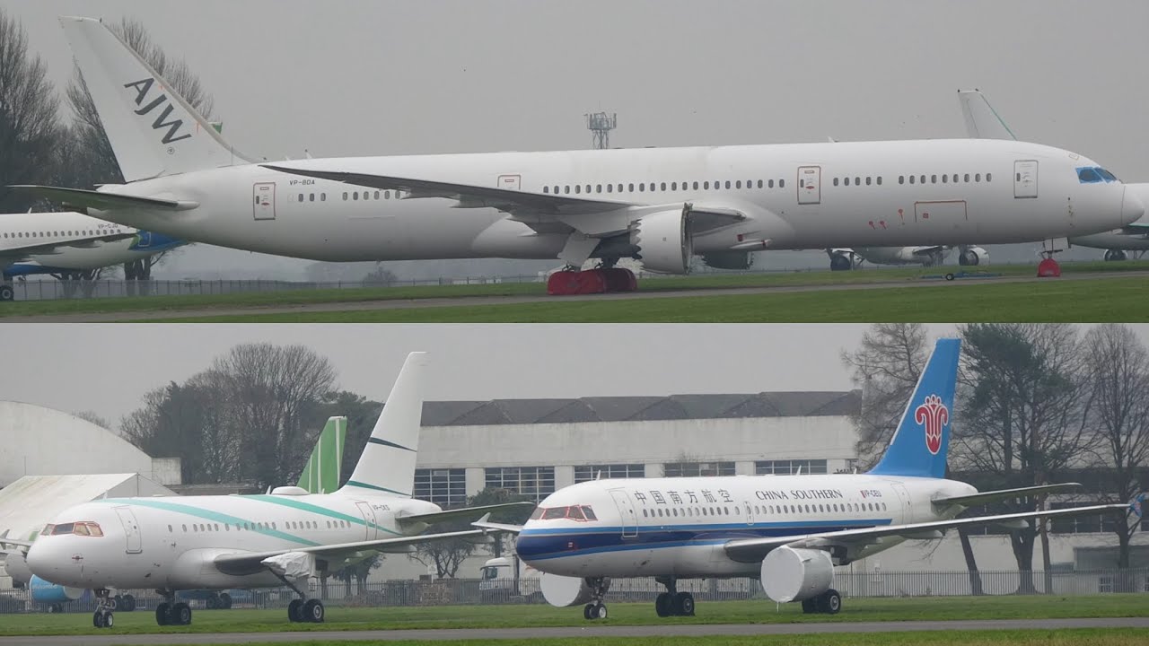 KEMBLE COTSWOLDS AIRPORT (EGBP/GBA) - AIRCRAFT UPDATE JANUARY 2025, B787, B727s & MORE! ✈️