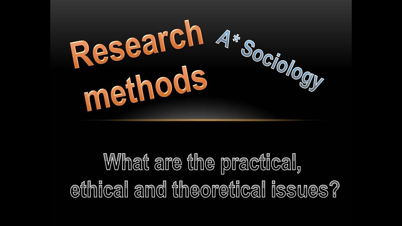 A* Sociology: Revision for P.E.T when choosing a research method