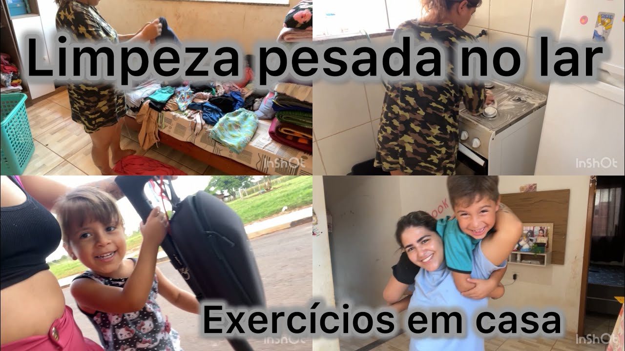 Mini organização no lar da gata ( exercício em casa 💪🦵..)