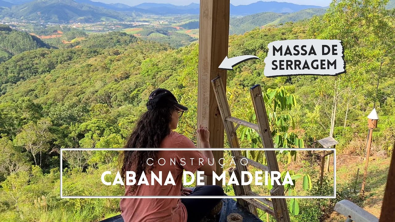 CABANA DE MADEIRA I Massa de Serragem na Varanda – SZ#40 CM#27