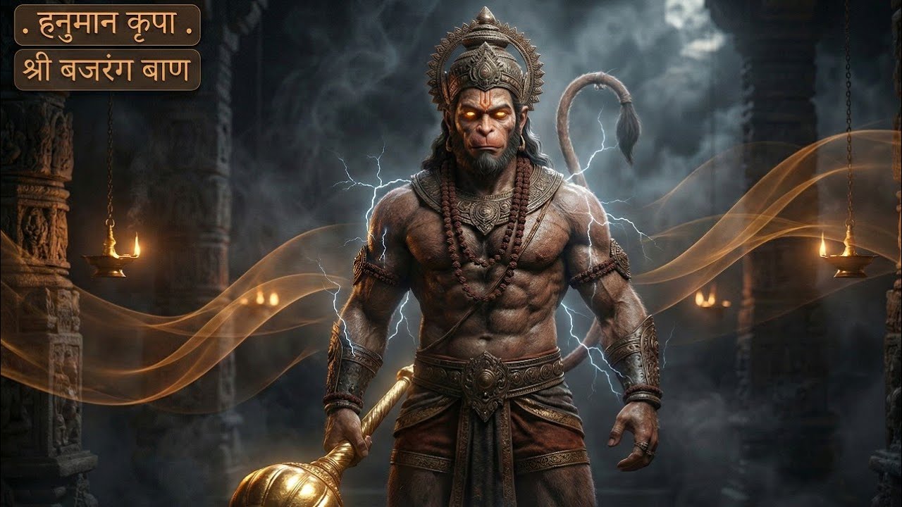 🔱 श्री बजरंग बाण | संकट नाशक शक्तिशाली पाठ | Hanuman Bajrang Baan 🔥 #bhakti