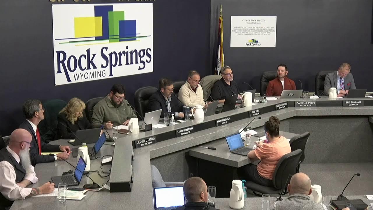 City of Rock Springs Council Meeting January 20, 2026