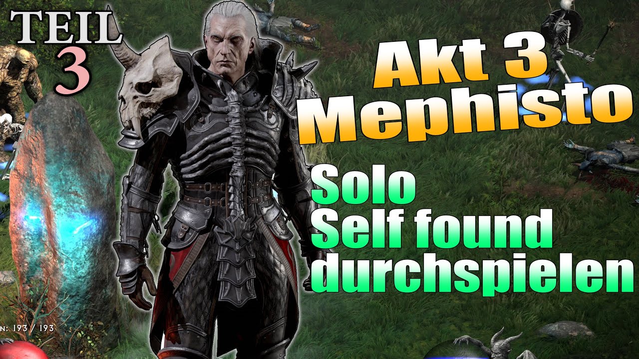 Necro. Solo durchspielen! Akt 3 Mephisto :: Diablo 2 Resurrected deutsch :: D2r